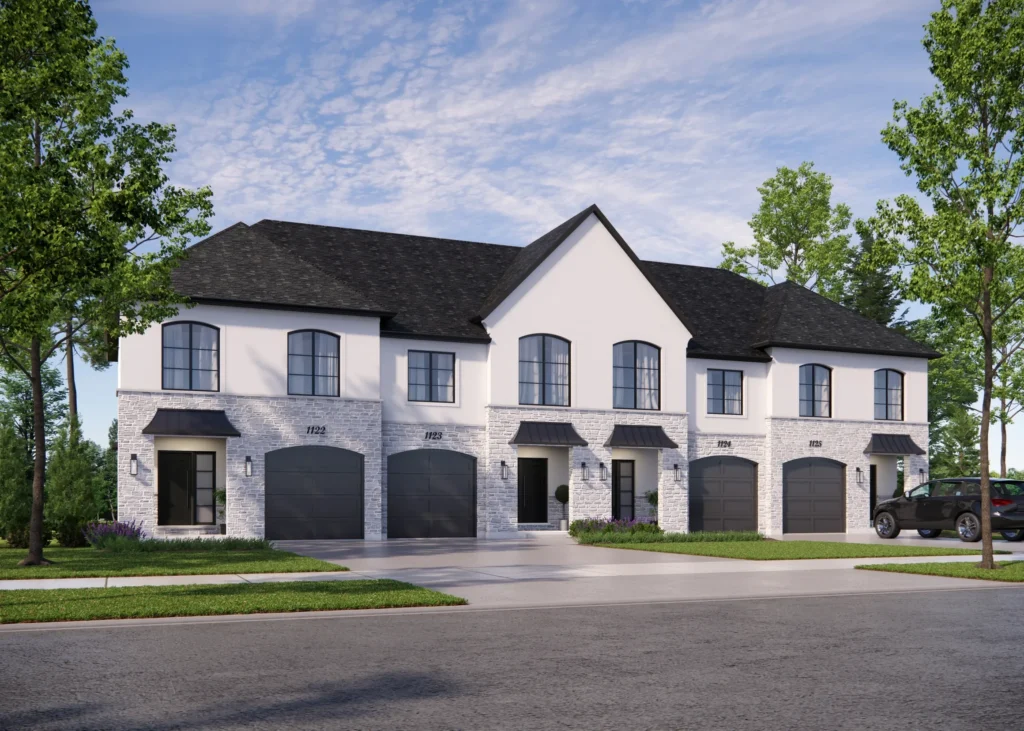 Luxurious Freehold Townhomes in London, Ontario, available from $659,900 with modern design and green spaces.